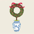 Hester & Cook Holiday Topiary Paper Cocktail Napkins