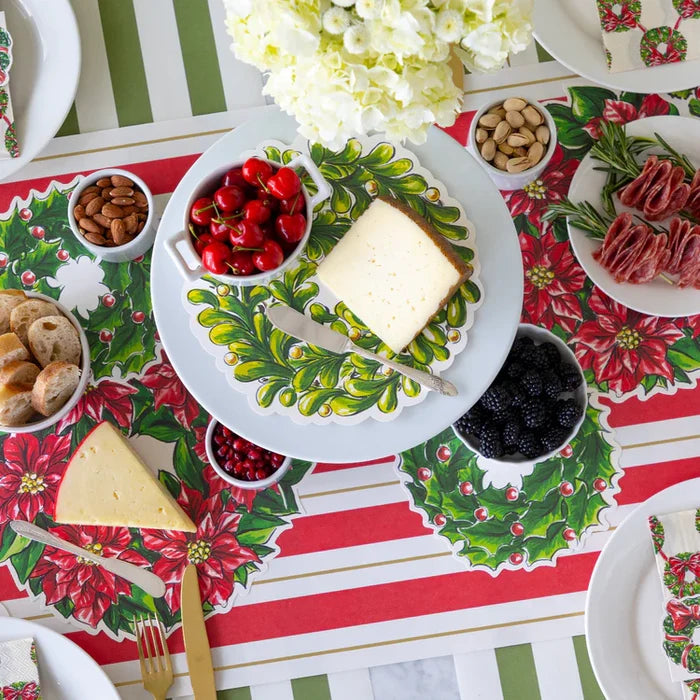 Hester & Cook Holiday Wreath Serving Paper