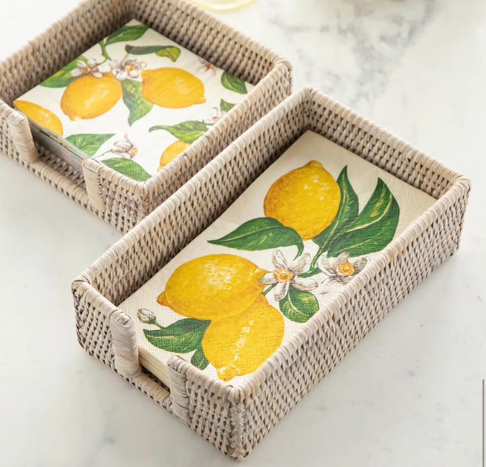 Hester & Cook Lemons Paper Cocktail Napkins