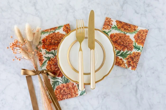 Hester & Cook Marigold Harvest Paper Cocktail Napkins