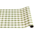 Hester & Cook Moss Painted Check Table Runner