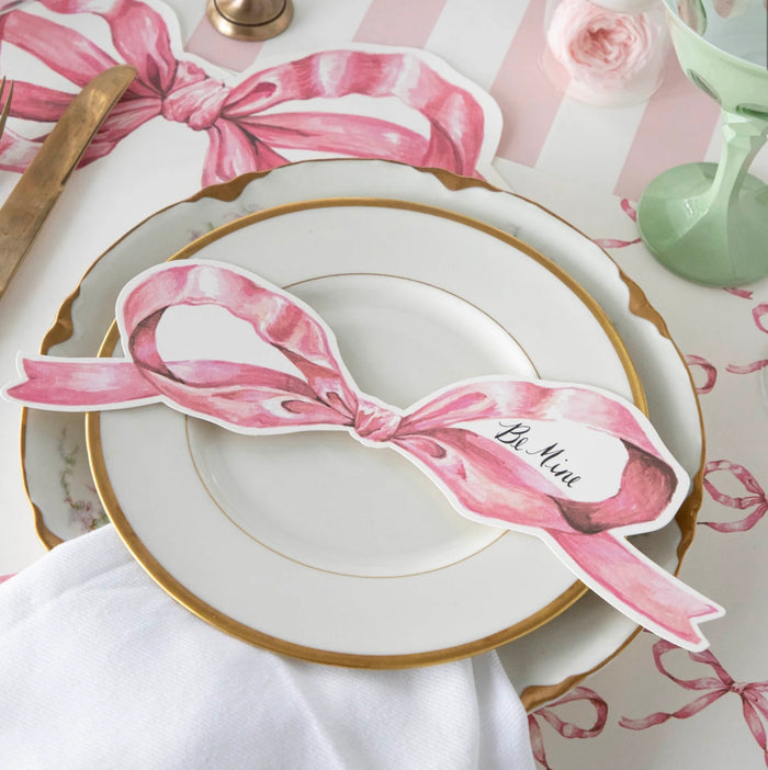 Hester & Cook "Pink Bow" Table Accents