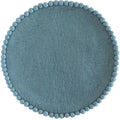 Hester & Cook Pom Pom Felt Placemat - Cornflower Blue