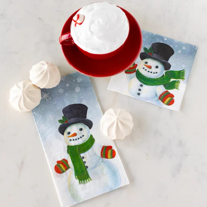 Hester & Cook Snowman Cocktail Napkins