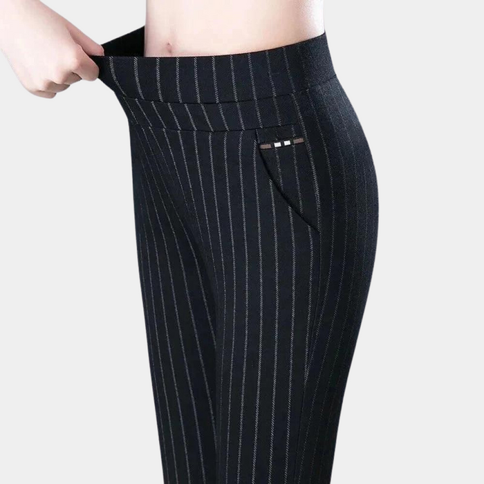Variant image for High Waist Black Stretch Pants for Women, Comfortable Versatile Office and Casual Wear, M-4XL-10