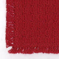 Homespun Tablecloth - Cranberry - Tablecloths, Napkins, Runners, Placemats - Made in USA [Home Decor]- Olde Church Emporium