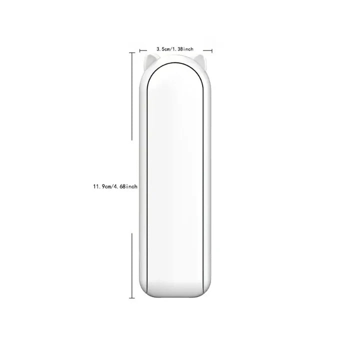 Hook Designer Portable Mini Handheld Fan - USB Rechargeable Personal Fan with Powerful Turbo Wind
