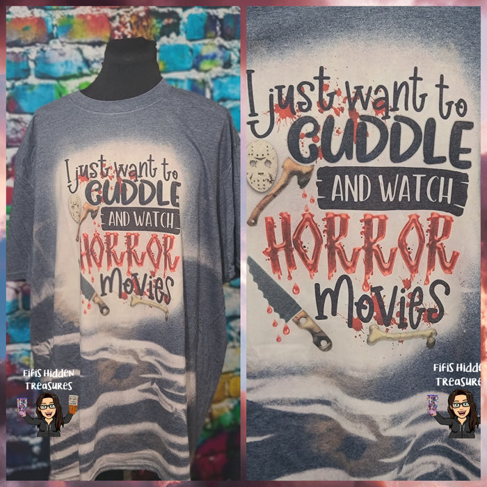 Horror Movies Bleached tee