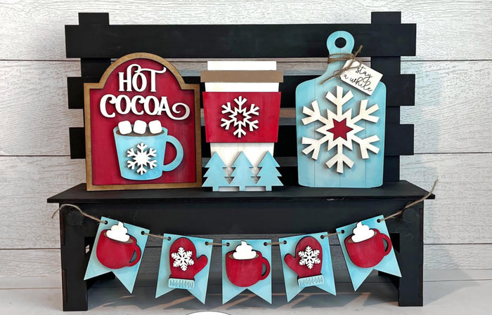 Hot Cocoa Bench Inserts