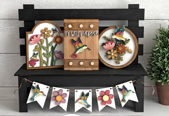 Hummingbird Bench Inserts