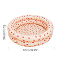 Variant image for Inflatable Baby Swimming Pool, Foldable Outdoor Paddling Pool in Durable PVC, Safe Soft Bottom for Kids Fun-1
