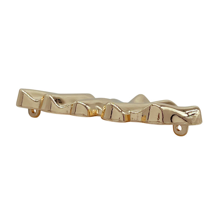 Ani Accessories Irregular Metal Buckle//Button – XL Size Side view of the buckle/button in the white background.
