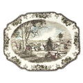 Johnson Brothers Large 20" Oval Platter "The Friendly Village" England