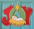 Joy with Manger Door Hanger-wholesale