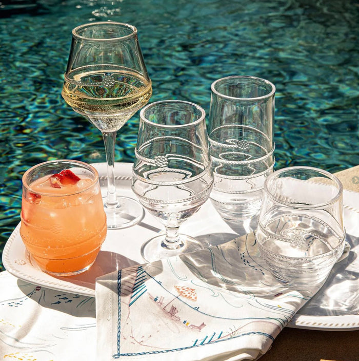 Juliska Amalia Stemless Wine Glass - Acrylic
