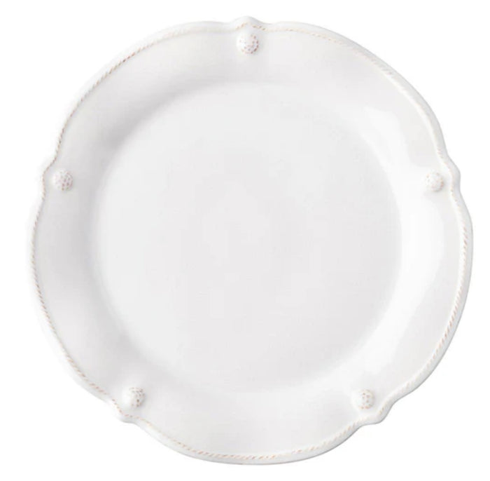 Juliska Berry & Thread Flared Dessert/Salad Plate- Whitewash