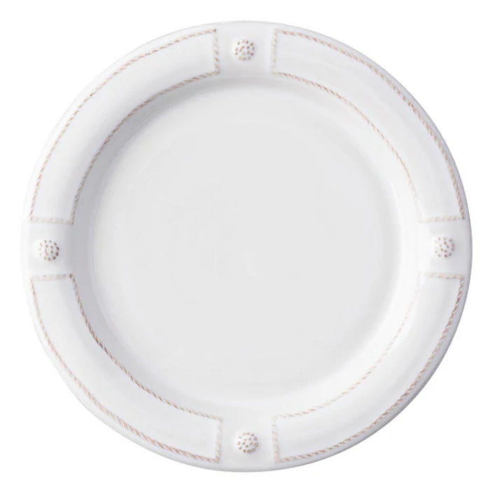 Juliska Berry & Thread French Panel Dinner Plate- Whitewash