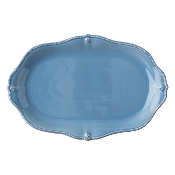 Juliska Berry & Thread Platter 16" - Chambray