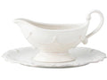 Juliska Berry & Thread Sauce Boat & Stand - Whitewash