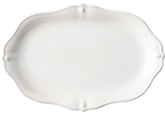 Juliska Berry & Thread Scallop 16” Platter- Whitewash