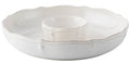 Juliska Berry & Thread Scallop Chip & Dip- Whitewash