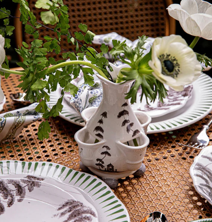 Juliska Country Estate Tulipiere 6” Vase - Flint Grey