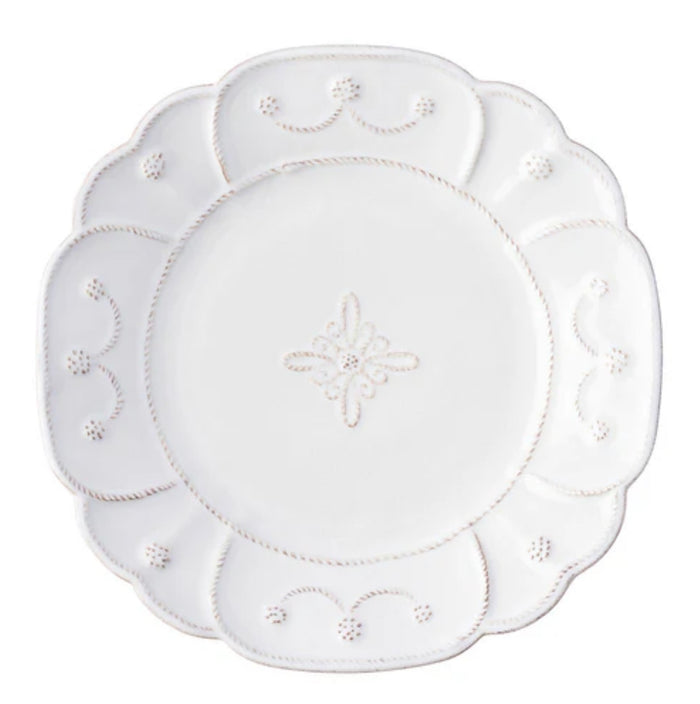 Juliska Jardins du Monde Dessert/Salad Plate - Whitewash