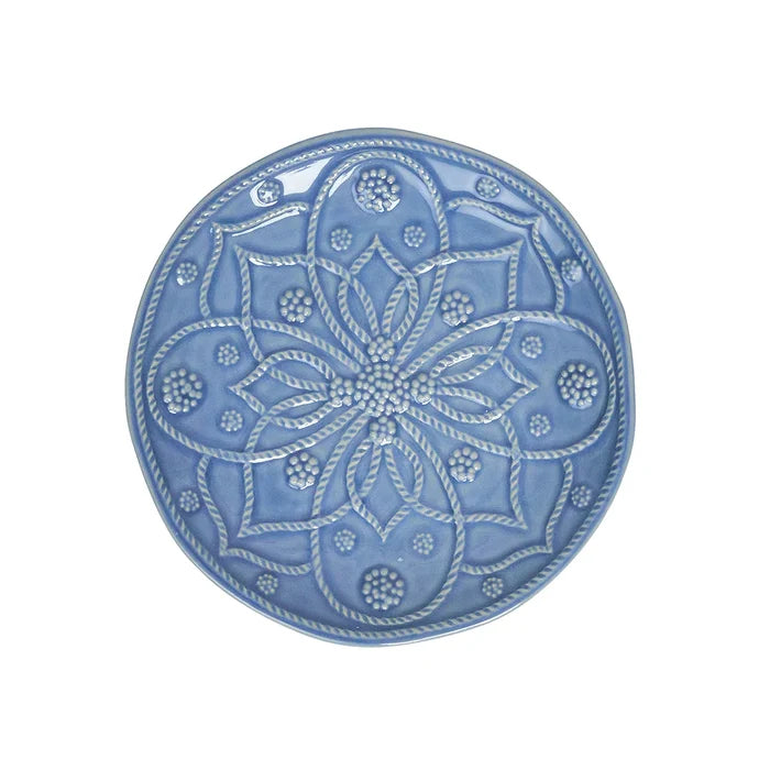 Juliska Jardins Du Monde Side/Cocktail Plate S/4 - Chambray