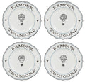 Juliska L’Amour Toujours Dessert/Salad Plate S/4