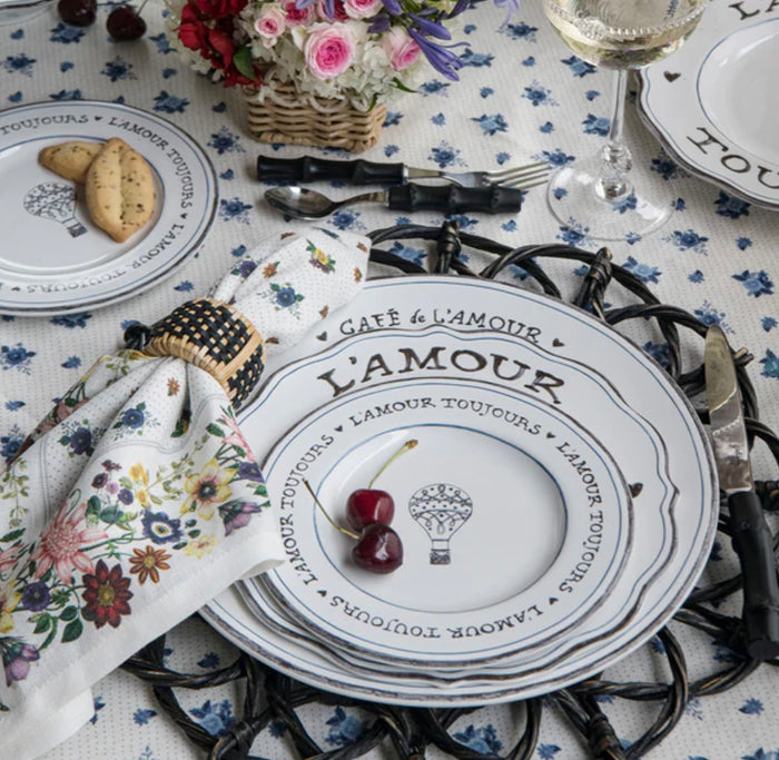 Juliska L’Amour Toujours Dessert/Salad Plate S/4