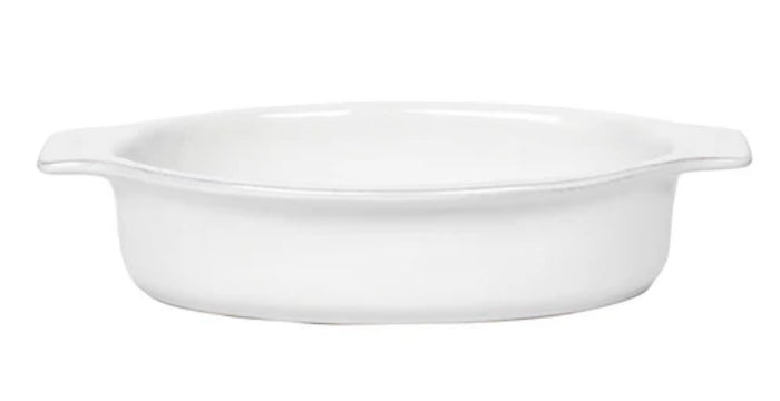 Juliska Puro 12" Oval Baker - Whitewash