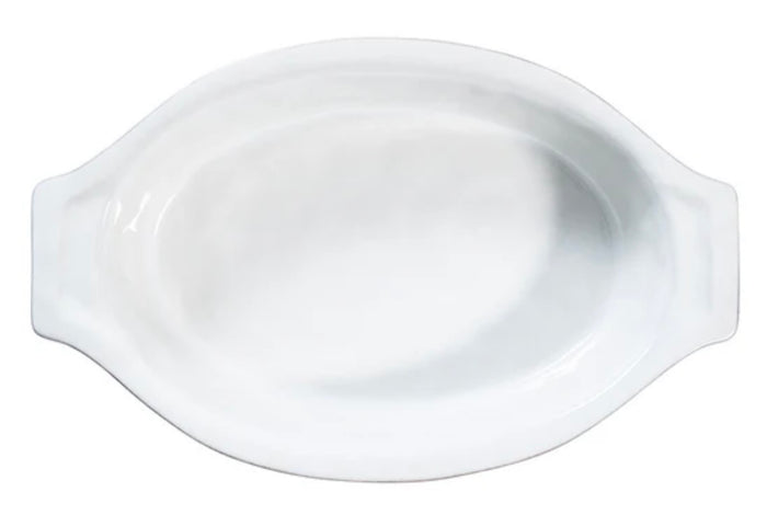 Juliska Puro 16" Oval Baker - Whitewash
