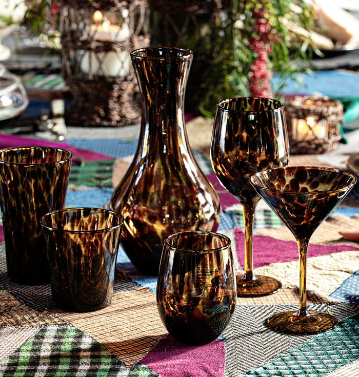 Juliska Puro Tortoiseshell Wine Glass
