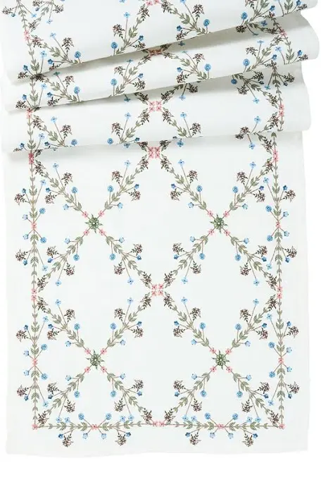Juliska Villa Seville 18" x 90" Table Runner - Chambray