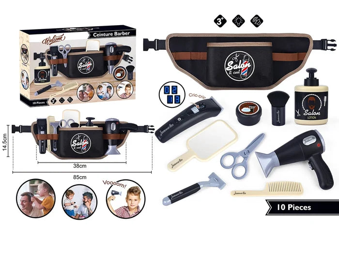 Kids Hair Styling Set - Pretend Hair Salon Kit For Dress Up Play, Birthday Gift, Back To School 2025