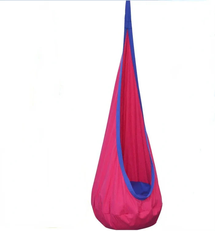 Kids Hanging Chair Parachute Cloth Swing Pod Portable Indoor Courtyard Fall 2025 Cozy Inflatable Cushion