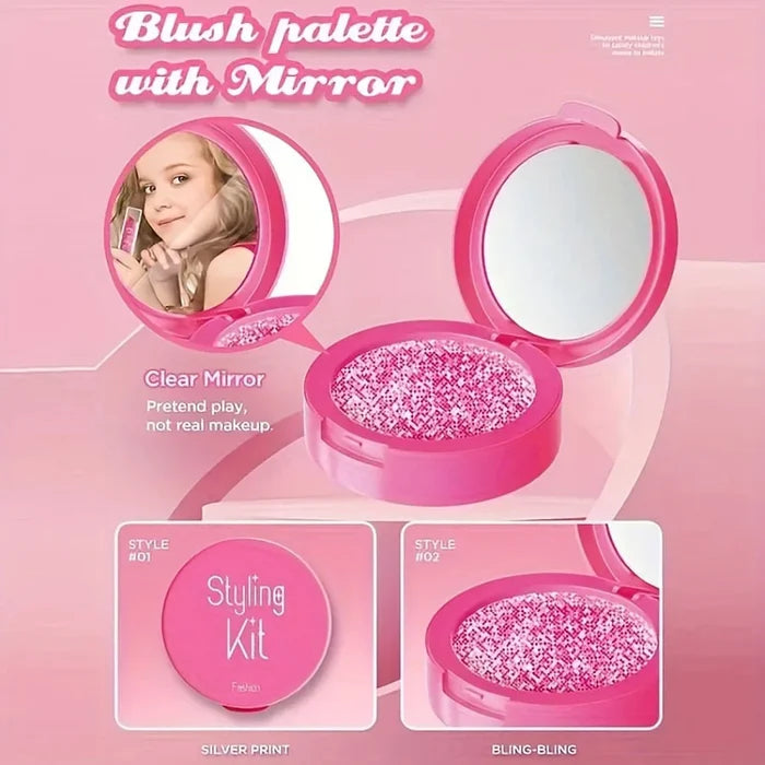 Kids Makeup Kit - Toy Makeup Set For Pretend Play, 10-Piece Non-Toxic, No Liquid, Fall 2025 Gift