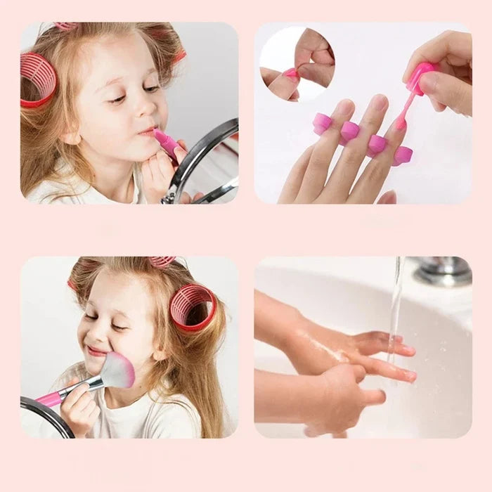 Kids Makeup Set Fun Princess Style Pretend Play Cosmetic Kit With Safe Non Toxic Colors Gift Idea 2025
