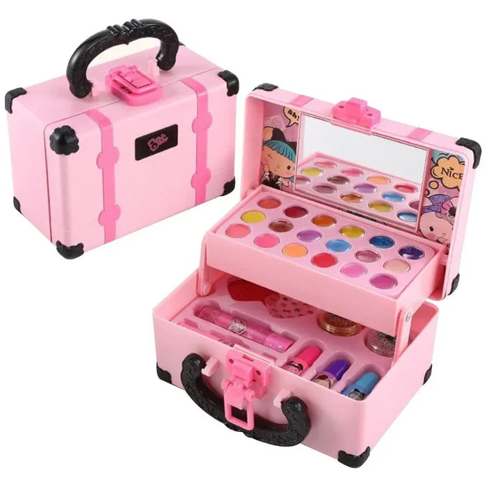 Kids Makeup Set Fun Princess Style Pretend Play Cosmetic Kit With Safe Non Toxic Colors Gift Idea 2025