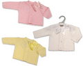 Knitted Baby Girls Cardigan with Bow (9-24 Months) (PK6) Bw-10-181
