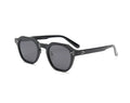 Korean Style Retro Sunglasses for Women TR90 Polygon Polarized UV400 Green Brown 2025 Summer