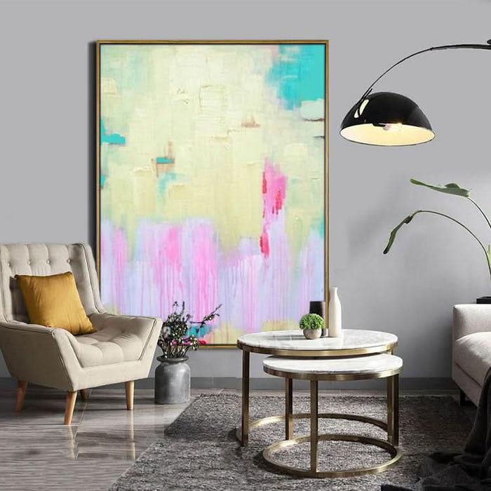 Large abstract painting . Contemporary ART. Modern painting,  texture art painting
