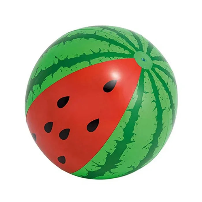 Large Inflatable Watermelon Beach Ball, 90cm PVC Pool Toy for Adults and Kids, Fun Summer Activity