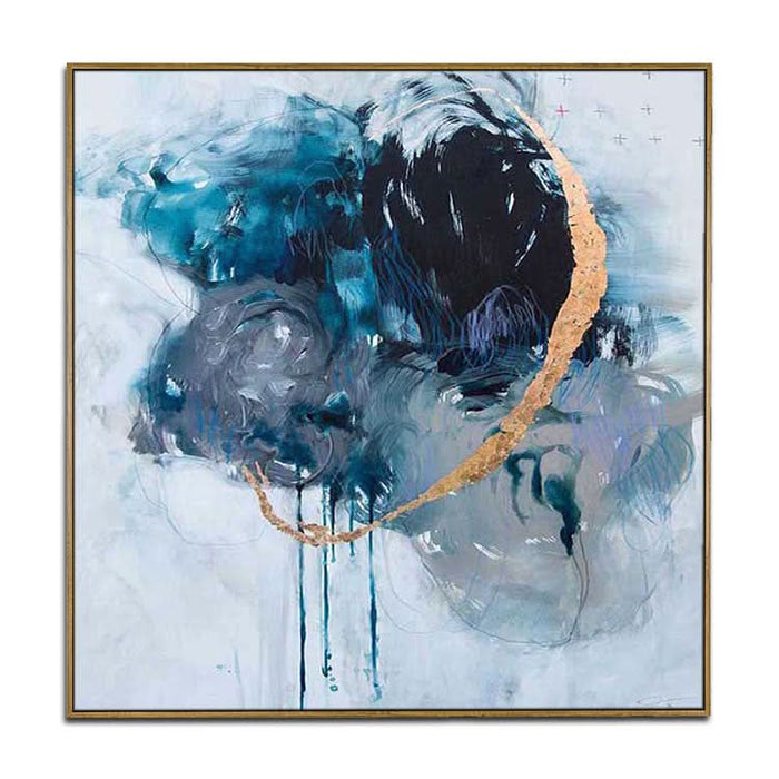 Large Modern Painting Home Decor Wall Art Oil Painting Canvas Abstract Modern Acrylic Painting | Stick together in life and death