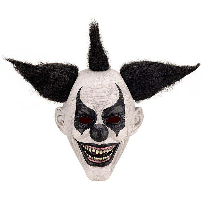 Latex Clown Mask One Piece Halloween Headgear Scary