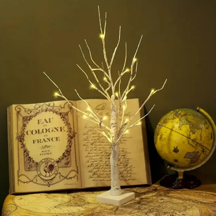 LED Easter Birch Tree Lamp USB Battery Powered Decor