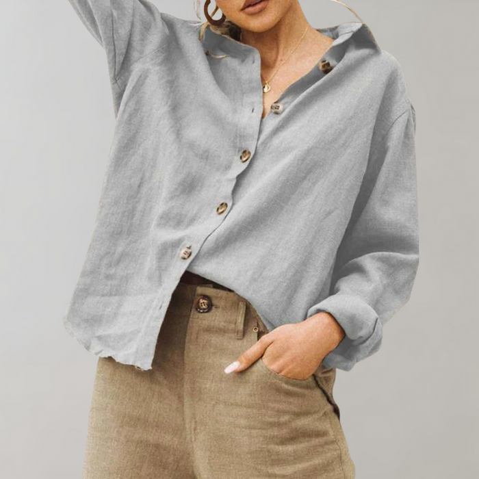Lightweight & Flattering women’s blouse – breathable cotton, for summer outings 1