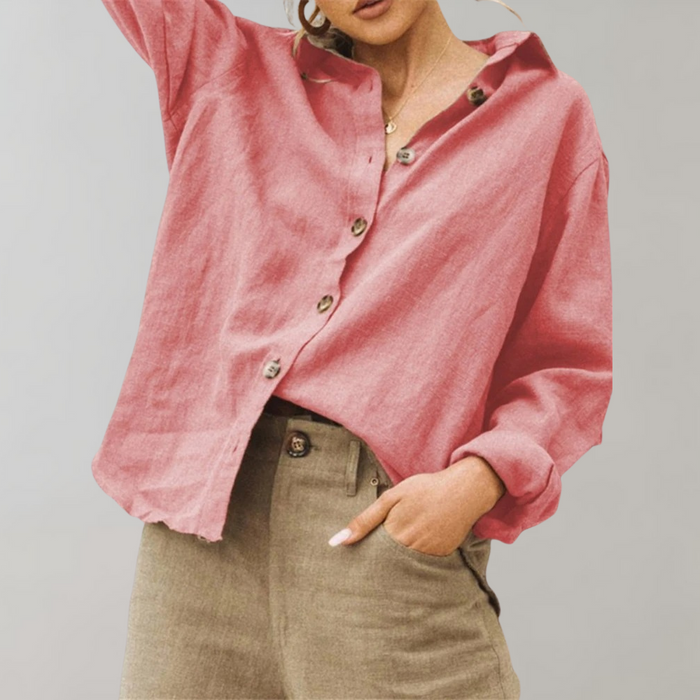 Lightweight & Flattering women’s blouse – breathable cotton, for summer outings 3