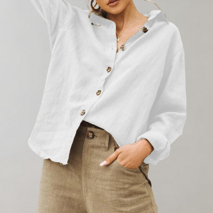 Lightweight & Flattering women’s blouse – breathable cotton, for summer outings 4