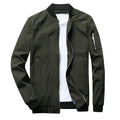Lightweight Mens Bomber Jacket - Waist Length, Cotton Blend
